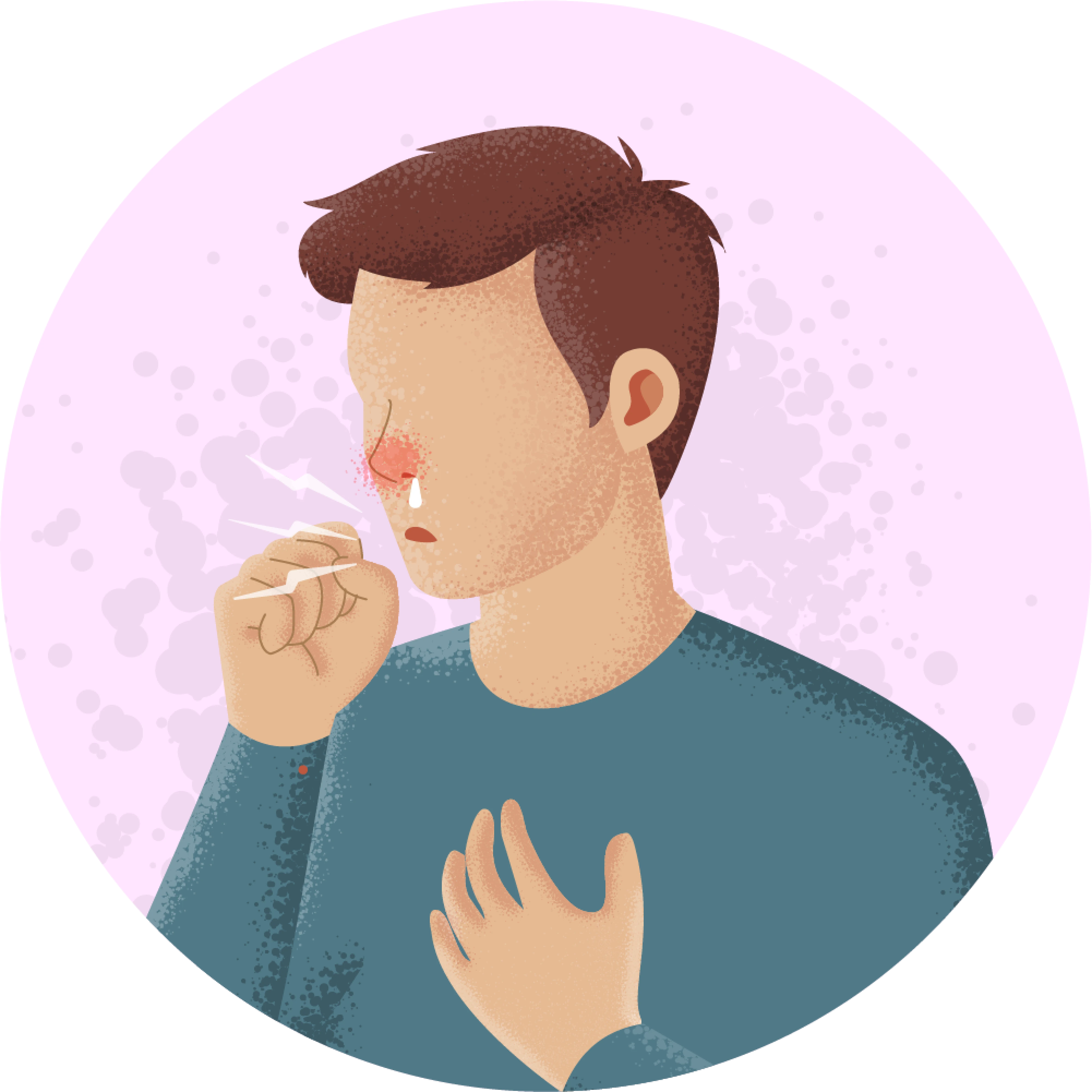 First Signs of cough and cold