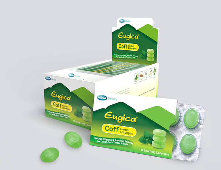Eugica Coff Herbal Lozenges ENG_Carton15x8s Display & catchcover_side