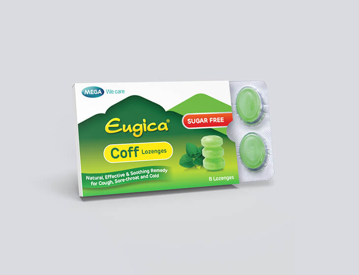 Eugica Coff Herbal Lozenges Sugar Free ENG_catchcover & Blister_Side