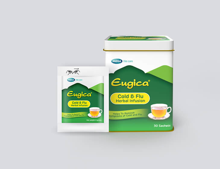 Eugica Herbal Infusion Eng_Canister 30 sc & Sachet_Front