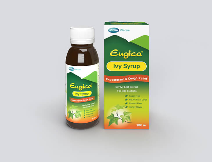 Eugica Ivy Syrup Eng_Carton & Bottle 100ml_Front