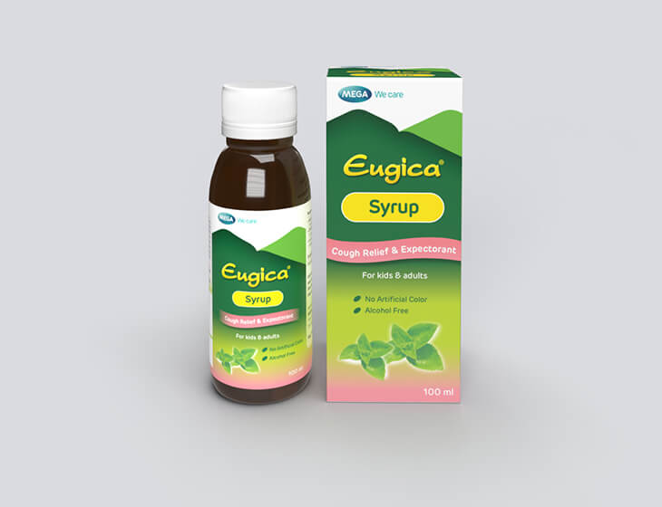 Eugica Syrup Eng_carton & bottle 100_Front